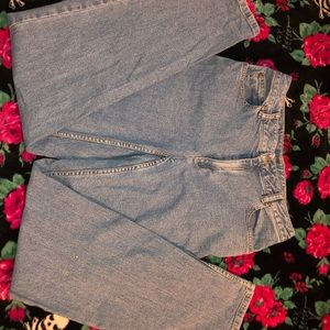 High waisted mom jeans